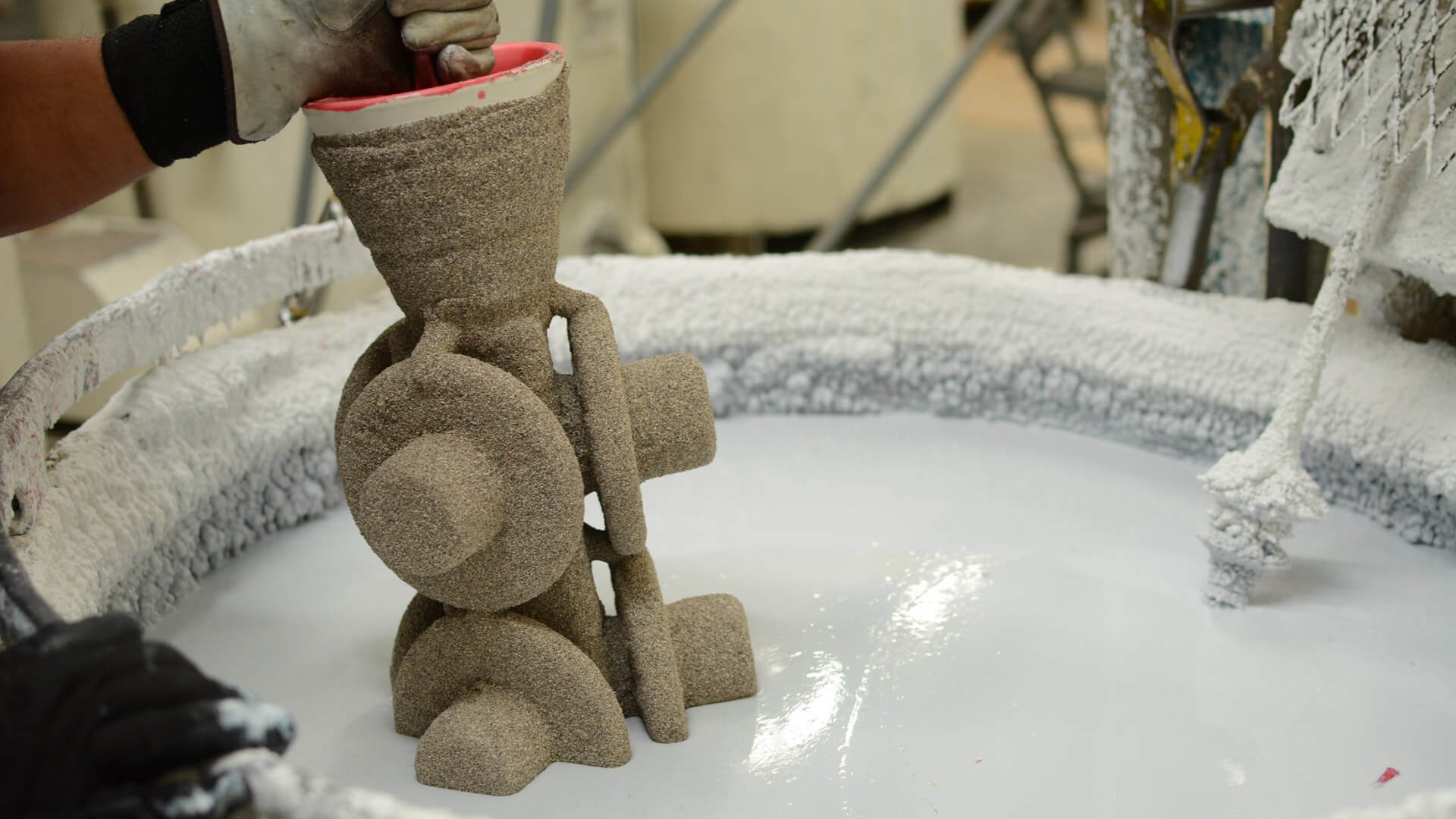 Intercast investment casting process
